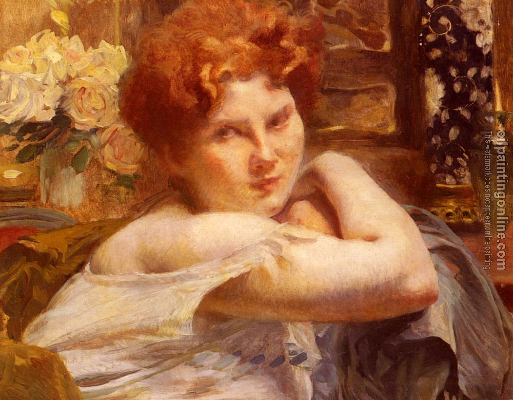 Besnard, Paul Albert - Le Femme Aux Cheveux Roux